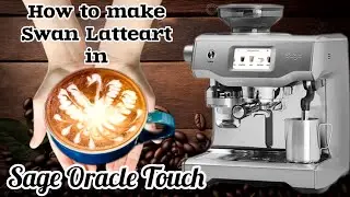 How to make 4 winged Swan Latteart | Using Sage Oracle Touch Coffee Machine