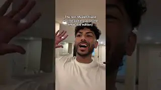 The nonmuslim friend that be picking up on the lingo EID Edition 💀