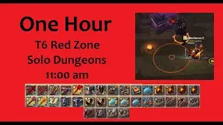 One Hour of Solo Dungeons T6 Red Zone - Albion Online