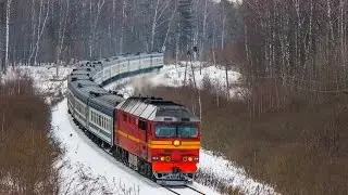 ТЭП70-0491 с поездом №384 Ташкент - Санкт-Петербург