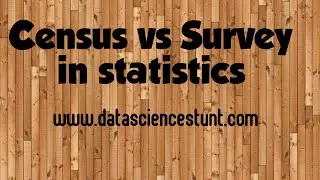 Census vs Survey in Statistics #shorts #ai #ml