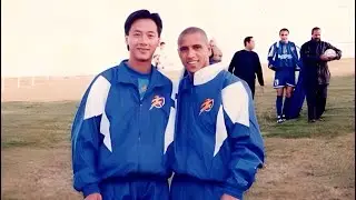 L&ecirc; Huỳnh Đức đối đầu Roberto Carlos trong sự kiện Pepsi Team 1998