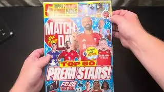 TOPPS 2026 PREMIER LEAGUE CARDS IN MATCH OF THE DAY MAGAZINE
