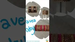 Grand bangles designs using different beads#trending#bangles#grand#design#saree#tassels@RHC_321