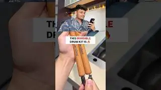 Is this for real? 😱 DRUMS in you Pocket 🥁 - AeroBand Electronic Drum Set Pocket Drum #coolgadgets