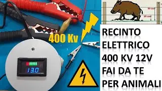Realizzare un recinto elettrico ad alta tensione 20kV per animali con modulo NE 555 ed un Mosfet