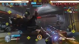Overwatch - Gibraltar Observatory Endless Game - Winston/Orisa - Tank PoV