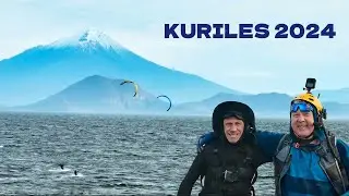 Kurils, Kamchatka, kite crossing, September 2024