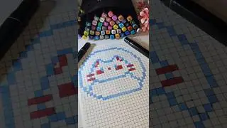 ✨Cute Cat Pixel Art!? #art #pixelart #pixelartideas #pixel #cat