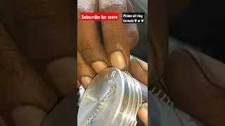 piston ring formula Oil ring setting M or W #engineering #bikelover #engine #bikeengine #tricks