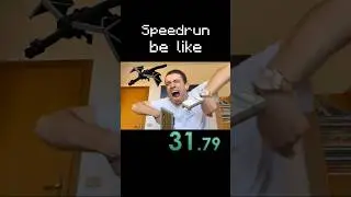 Speedrun be like💨 #minecraft #speedrun #shorts