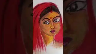 beautiful girl face portrait 💞#portrait #faceportrait #art #artist #artandcraft #girlface #face