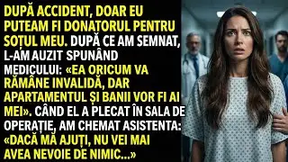 „Doar tu mă poți salva”, implora soțul. Dar medicului i-a spus. „Principalul e că apartamentul...