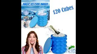 Ice Genie- Ice Cubes Maker Silicone bucket #icecubes #icecubemaker #silicone #ice #cubes
