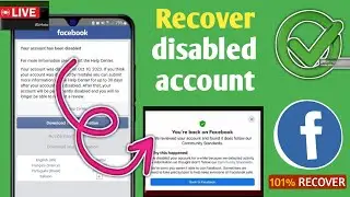 How to Recover Permanently Disabled Facebook Account Recovery