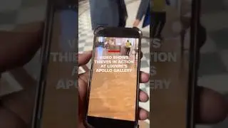 Video shows thieves in action at Louvre&rsquo;s Apollo Gallery