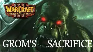 Thrall saves Grom and then kills Mannoroth | Warcraft 3 Reforged