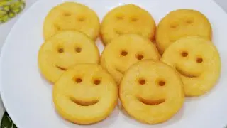 Homemade Smiley Fries 🌝🔝👍 Delicious & Crispy Happy Potatoes