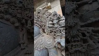 Amazing stone carving temple halebidu karnataka #temple #history #shorts #god #viral