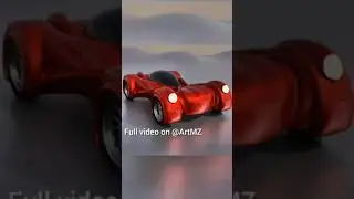 Car design 3d modeling. Autodesk Maya tutorial
