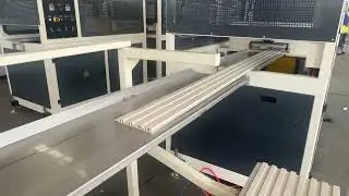 Machine test: PVC/WPC Wall Panel Extrusion Line   Whatsapp/WeChat： +8613962274924