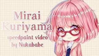 Mirai Kuriyama Chibi [PaintTool SAI] Speedpaint by Nukababe [Patreon Learning Pack #10]