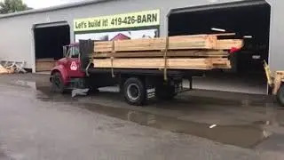 Local Area delivery of lumber and building materials for your pole barn project.