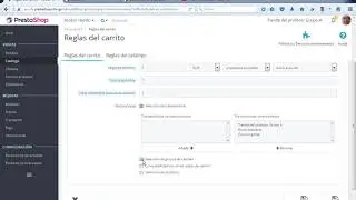 Descuentos en Prestashop 1.7 Reglas de carrito