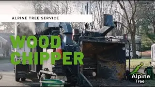 Wood Chipper - Alpine Tree Service, Morristown NJ