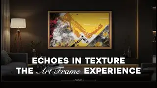 Echoes in Texture | The Art Frame Experience Abstract Style