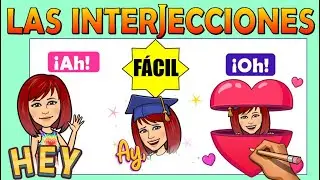 📚LAS INTERJECCIONES para niños 👫👉 APRENDE LAS INTERJECCIONES📌 Video educativo