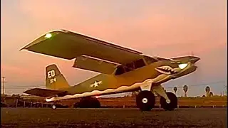 Gorgeous Pre-Dawn Flight, U-10 Helio Courier