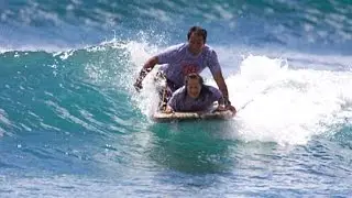 Peak to Sand at Makaha  EPIC Bullyboard ride Wahoo International