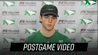 UND Hockey | Jayden Perron Postgame Press Conference | 10.7.23