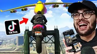 UNGM&Ouml;GLICHE VIRALE TIKTOK STUNTS in GTA 5 - 4.0