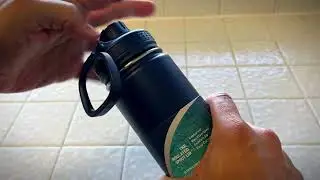 Takeya Insulated Stainless Steel Water Bottle With Spout Lid, 18 oz, Midnight Blue