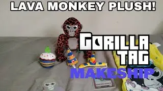 UNBOXING NEW LAVA MONKEY PLUSH! (Gorilla Tag & Makeship)