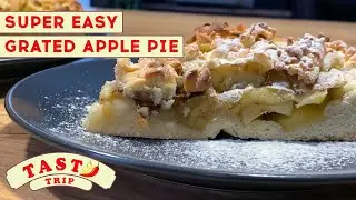 Super Easy Grated Apple Pie | Тертый яблочный пирог - супер легкий рецепт