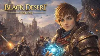 Black Desert Online (No Commentary) | New Class Seraph + Snowy Exploration