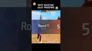 Why RAISTAR Quit Free fire 🥺 ?? || #shorts #raistar #adityaYT #viral #shortvideo #trending #gaming
