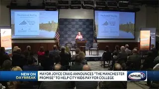 Mayor Joyce Craig announces 'The Manchester Promise' to help kids pay for college