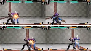 菜鸡互娱 aka caijihuyu is an invincible keyboard macro cheater like all Chinese THE KING OF FIGHTERS XV