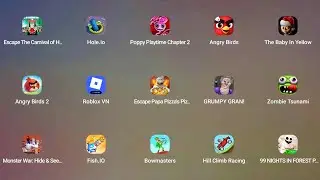 Escape The Carnival of Terror Obby!,Hole.io,Poppy Playtime Chapter 2,Angry Birds 2,