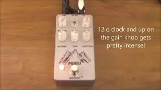 High Gain Distortion Pedal MidValleyFx - Peaks V2 *Modern tight distortion*