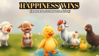 Dancing in the Rain 🌧️🦆 | Little Duck&rsquo;s Lesson on Happiness | Bedtime Moral Story for Kids