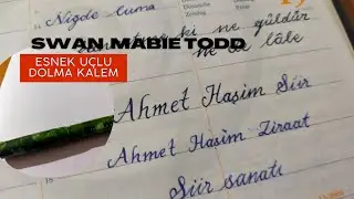 #reklam Swan Mabie Todd Flex / Esnek Dolma Kalem