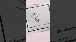 Promise day cute card#shorts #art #drawing #craftideas
