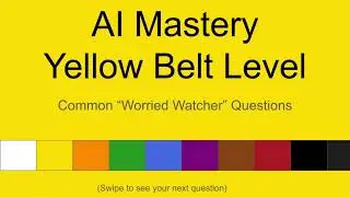 AI Mastery Yellow Belt: The Worried Watcher's FAQ on ChatGPT