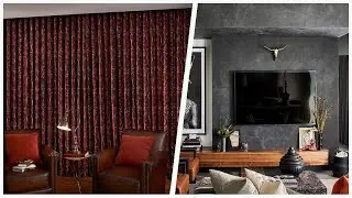 75 Red Living Room With Gray Walls Design Ideas You'll Love 🎀