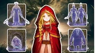 Spirit Ashes solo ALL DLC Remembrance Bosses (with heals) | Elden Ring